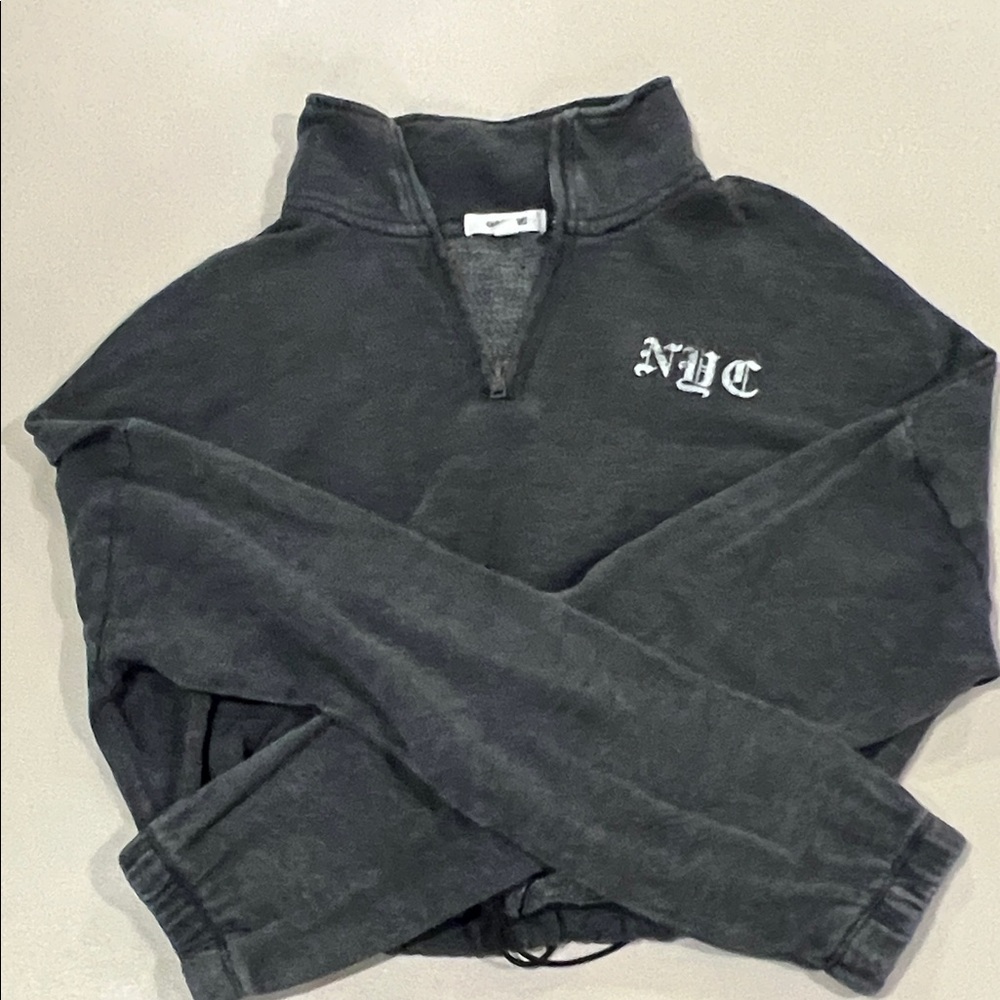 Garage Charcoal Quarter-Zip Pullover